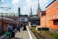 Moscow railway station editorial